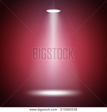 background stock vector, spot light in dark atmosphere