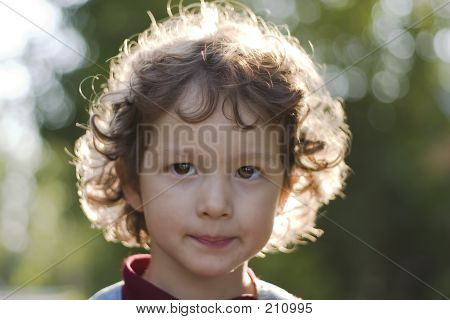 Portrait Of Little Girl