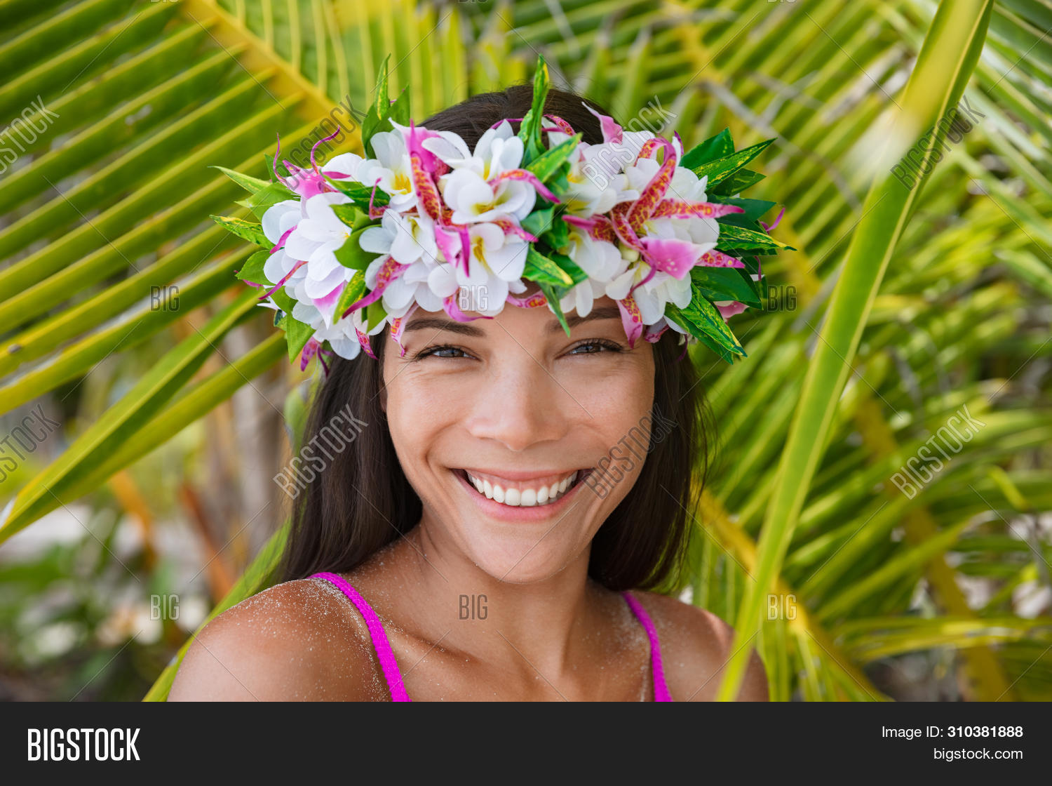 Tahiti Flower Crown Image & Photo (Free Trial) | Bigstock