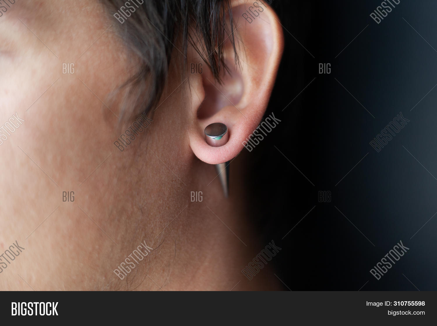 Piercing Ear, Tunnels Image & Photo (Free Trial) Bigstock