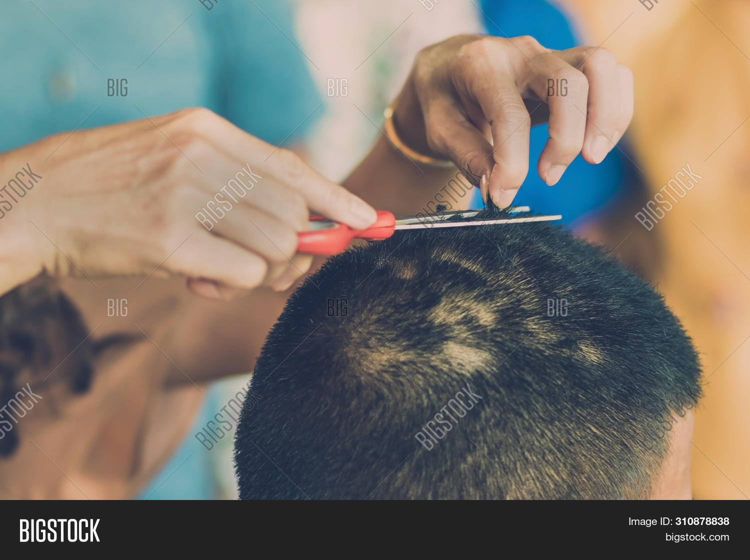 Someone Using Scissors People Using Scissors Image & Photo (Free Trial) | Bigstock