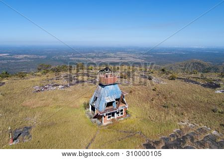 Alto Do Ceu Observatory View At Chapada Dos Guimaraes, Mato Grosso, Brazil. Great Landscape. Travel 