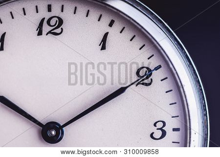 Pocket Watch Like Time Passing Concept. Deadline, Running Out Of Time And Urgency.