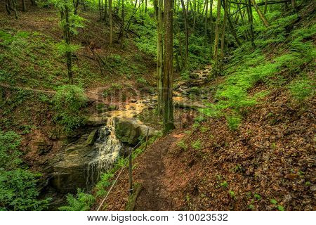 Magarethenschlucht Gorge Along The Neckarsteig Long-distance Hiking Trail In Germany