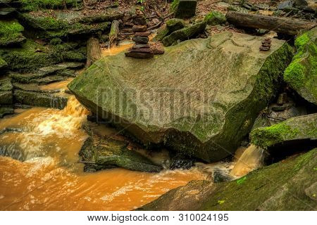 Magarethenschlucht Gorge Along The Neckarsteig Long-distance Hiking Trail In Germany