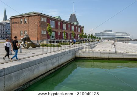 Old Traditional Building At Aarhus In Denmark
