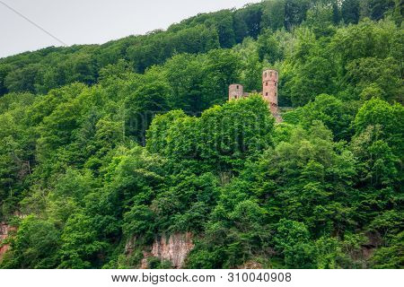 Hike Along The Long-distance Hiking Trail Neckarsteig In Germany