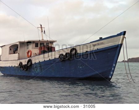 Oude vissersboot