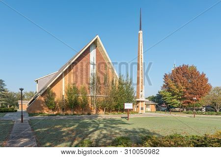 Standerton, South Africa - May 2, 2019: The Dutch Reformed Church East, In Standerton, In The Mpumal
