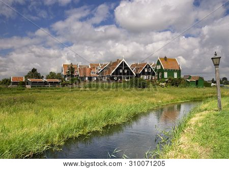 Grotewerf Is A Hamlet On The Former Island Marken In Lake Markermeer Close To Amsterdam