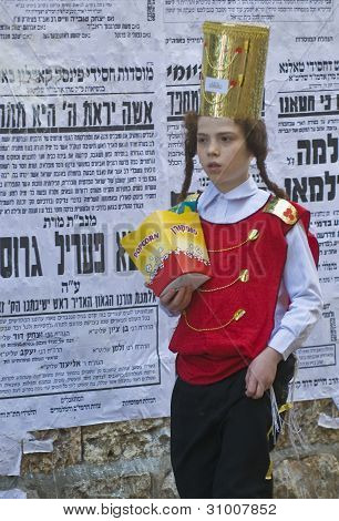 Purim In Mea Shearim