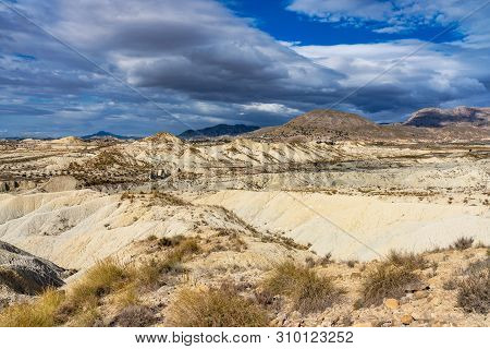 The Badlands Of Abanilla And Mahoya Near Murcia In Spain