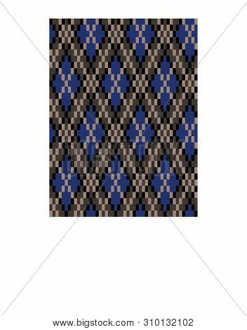 Colourful Classic Modern Argyle Seamless Print Pattern