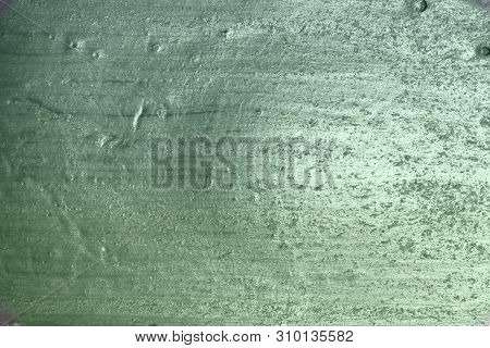 Fantastic Design Teal, Sea-green Striped Brassy Painting Texture - Abstract Photo Background