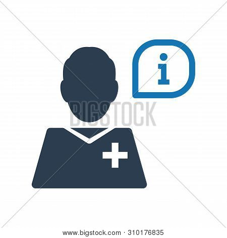 Beautiful, Meticulously Designed Doctor Consulting Information Icon