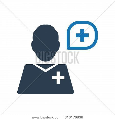Beautiful, Meticulously Designed Doctor Consulting Help Icon