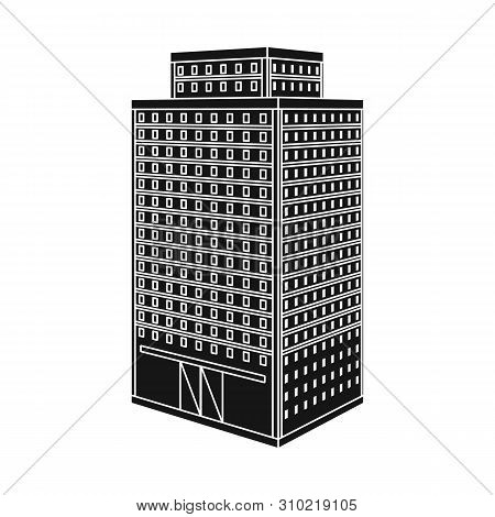 Vector Illustration Of Office And House Icon. Collection Of Office And Skyscraper Vector Icon For St