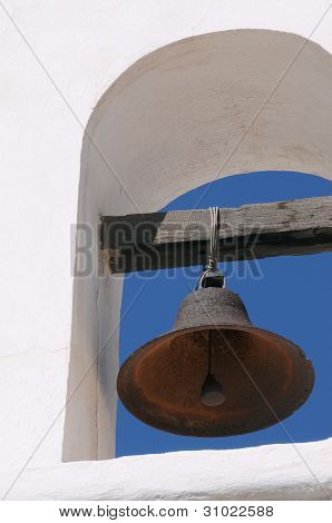 White church bell tower