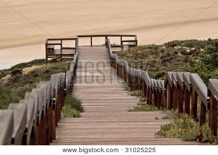 Trappen til stranden