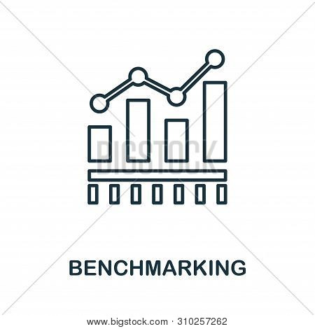 Benchmarking Outline Icon. Thin Line Concept Element From Business Management Icons Collection. Crea
