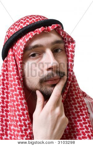 Harkittuja Arabian nuori mies