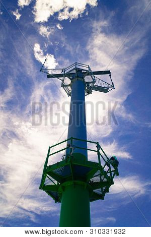 A Radar Installation For Navigation In The Hel Harbor, Hel Peninsula Poland