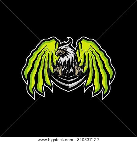 Eagle Esports Logo Design Vector. Eagle Team Mascot Gaming Logo Concepts.