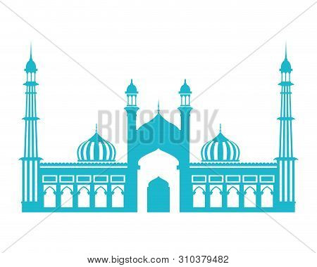 Edification Of Gateway Of India Isolated Icon Vector Illustration Design