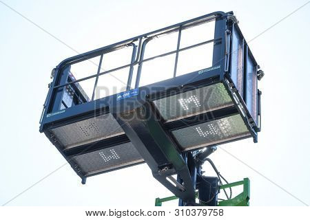 Moscow, Russia - June, 5, 2019: image of a loader