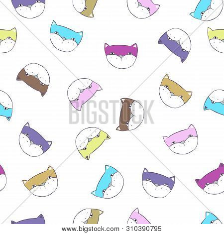 Seamless Pattern. Vector Cartoon Illustration. Cartoon Design Style
