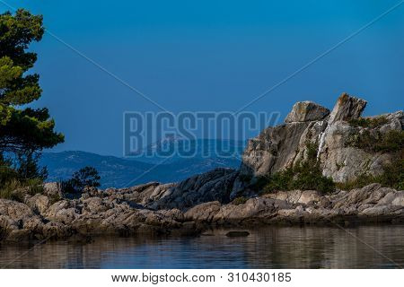 Beautiful Hidden Bay In Trpanj, Dalmatia, Croatia; Peljesac Peninsula