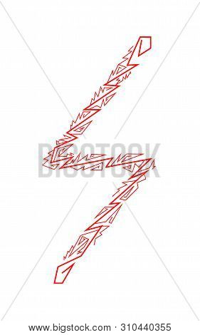 Rune Sowulo. Ancient Scandinavian Runes. Runes Senior Futarka. Magic, Ceremonies, Religious Symbols.