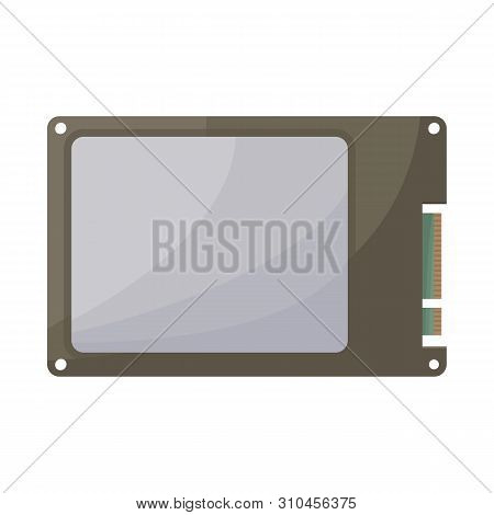 Vector Design Of Harddisk And Laptop Symbol. Set Of Harddisk And Backup Vector Icon For Stock.