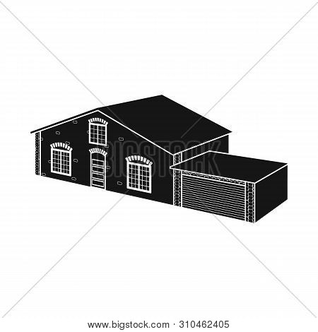 Vector Illustration Of House And Villa Logo. Set Of House And Dwelling Stock Vector Illustration.