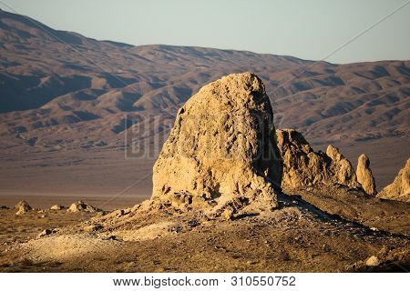 Giant Rock Formations Called Tufa Spires Made Up Of Sedimentary Rocks Which Were Formed Underwater D