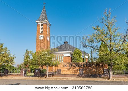 Standerton, South Africa - May 2, 2019: The Dutch Reformed Church West, In Standerton, In The Mpumal