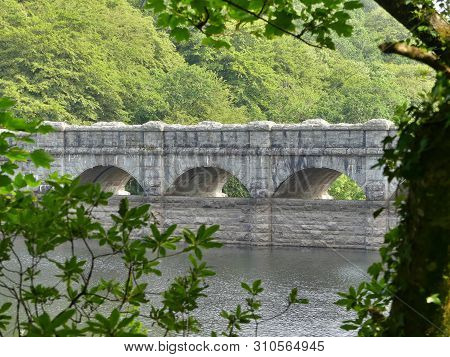 Burrator Reservoir In Dartmoor National Park, Devon, Uk, Reservoir Supplies Drinking Water To The Ci