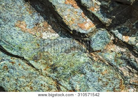 Natural Surface Texture Of Serpentinite Mined In The Ural Mountains.