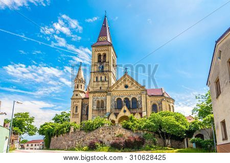 View At The Church Of Saint Peter And Paul In Hosin, Czech Republic