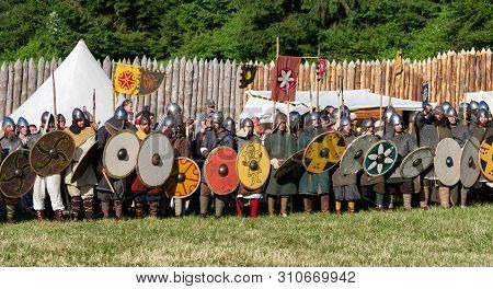 Partizanska Lupca, Slovakia - Jun 29: Waririor And Medieval Army At Festival Utgard On Jun 29, 2019 