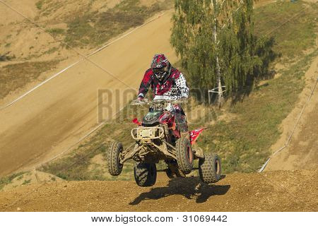 Qaud motorcykel Race