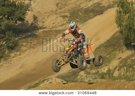 Qaud motorcykel Race