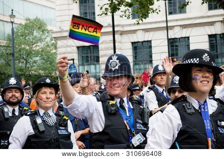 London, United Kingdom, 6th July 2019:- Participants From The Police Force Taking Part In The London