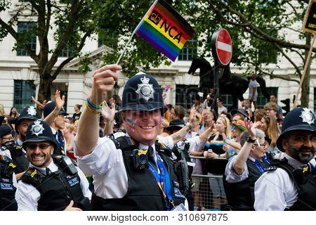 London, United Kingdom, 6th July 2019:- Participants From The Police Force Taking Part In The London