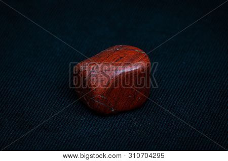 Breckzien Jasper Gemstone Shining In Powerful Tones Of Deep Red