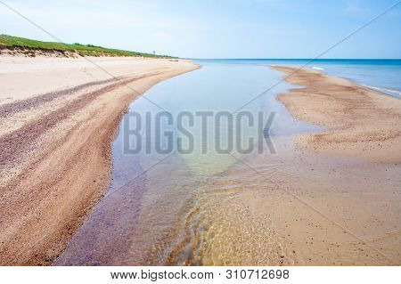 Beautiful Sandy Beach With Dunes In Nida - Curonian Spit And Baltic Sea, Nida, Klaipeda, Lithuania, 