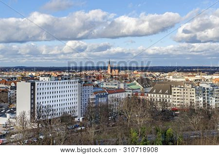 View From The Flak Tower Over The District Wedding Of Berlin With The Stephanus Church Built In The 