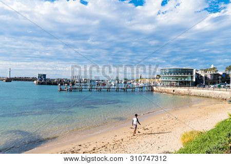 View Over Brighton Beach In Wollongong, Nsw’s Third-largest City, Known For Skydiving, Art Galleries