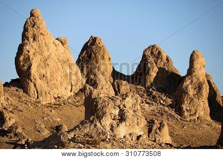 Unique Rock Formations Called Tufa Spires Formed Underwater During The Prehistoric Era Taken At The 