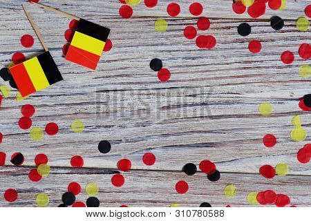 National Day Of Belgium , July 21. National Belgian Festival. The Concept Of Celebration, Fun, Patri